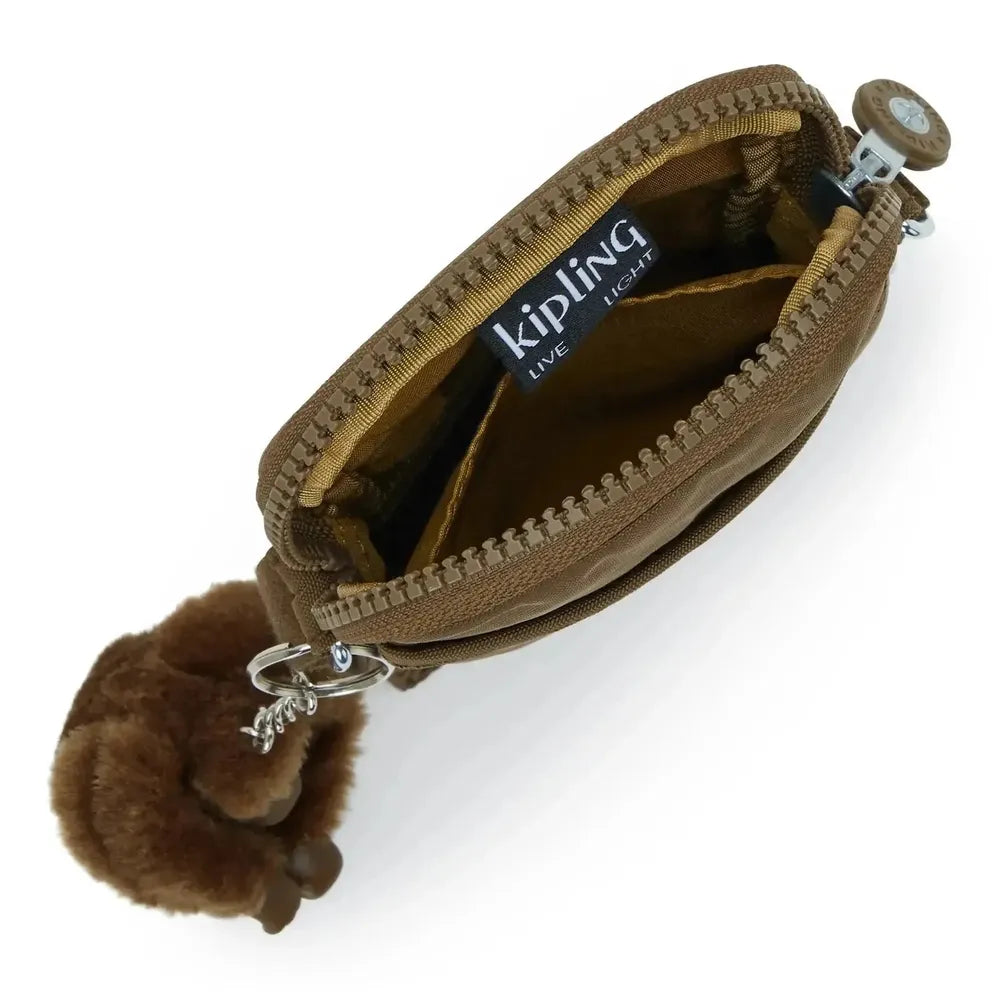 Kipling Tally mobilveske Smooth Khaki-Veske-BagBrokers