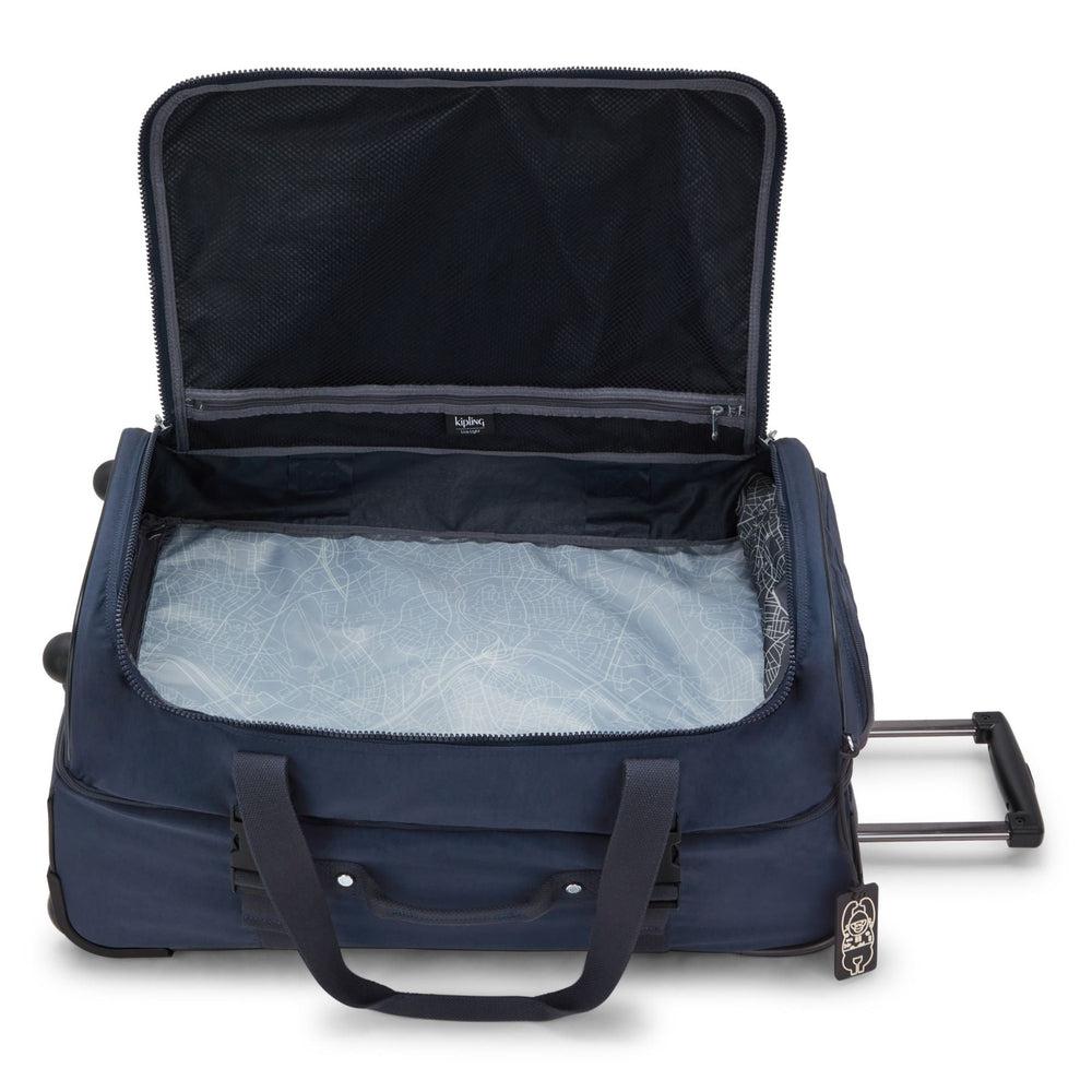 Kipling Teagan medium dufflebag med 2 hjul Blue Bleu-bagger-BagBrokers