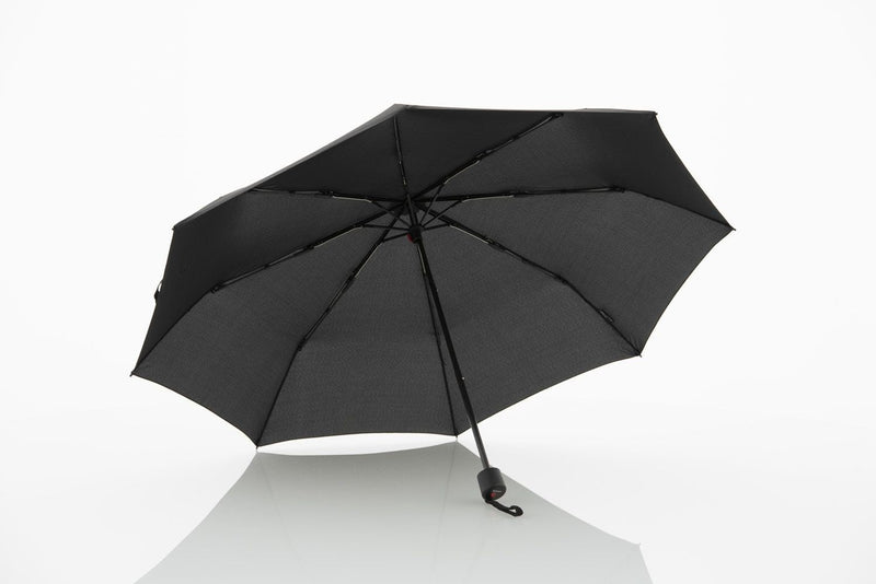 Knirps A.050 Medium manuell paraply Svart-Paraplyer-BagBrokers