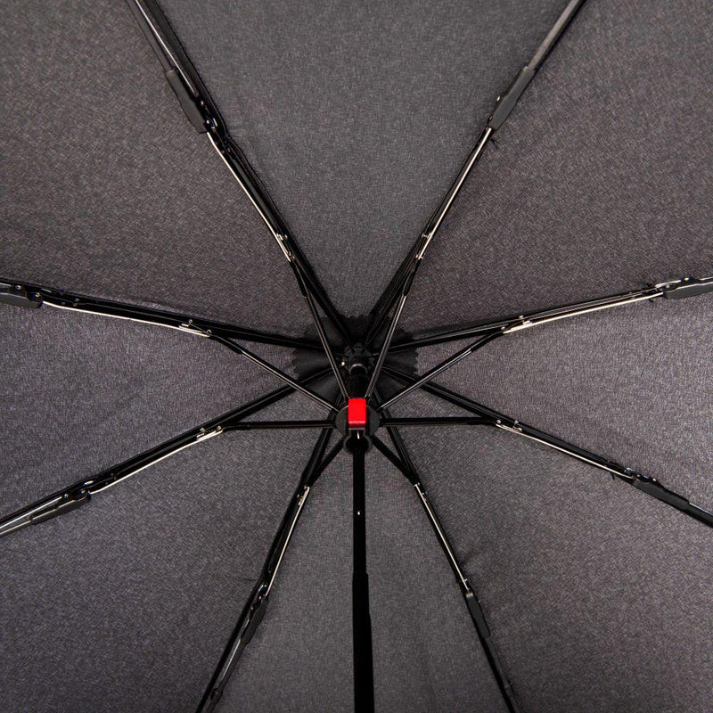 Knirps A.050 Medium manuell paraply Svart-Paraplyer-BagBrokers