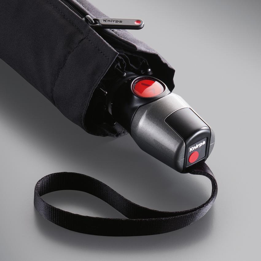 Knirps T 200 Duomatic Paraply Med Automatisk Åpning Lukking Svart-Bagbrokers