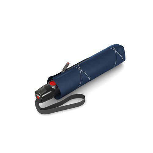 Knirps Duomatic T200 Nuno Downpoor Blå-Paraplyer-BagBrokers