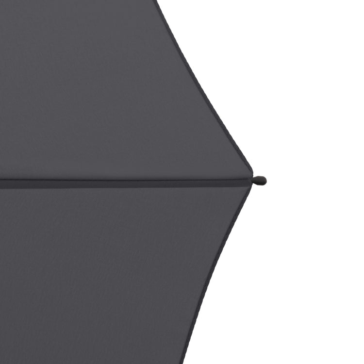 Knirps Duomatic Timber Paraply Dark grey-Paraplyer-BagBrokers