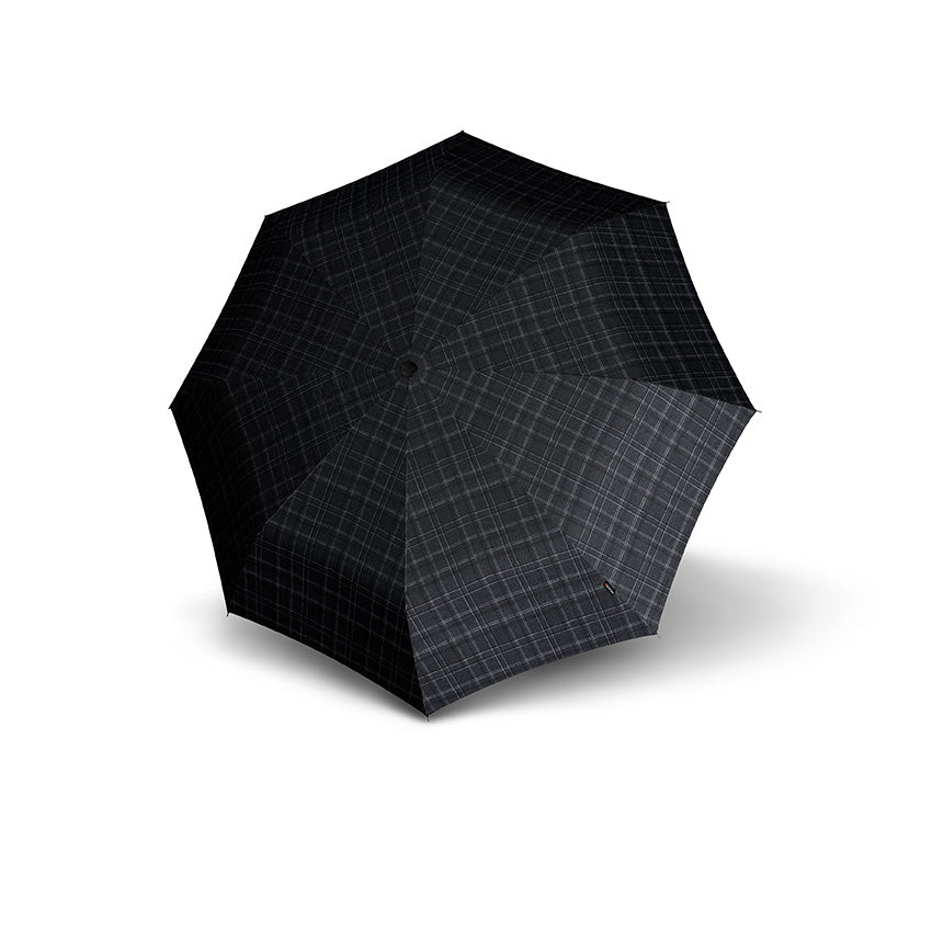 Knirps T.260 Paraply med automatisk åpning og lukking Mens prints check-Paraplyer-BagBrokers