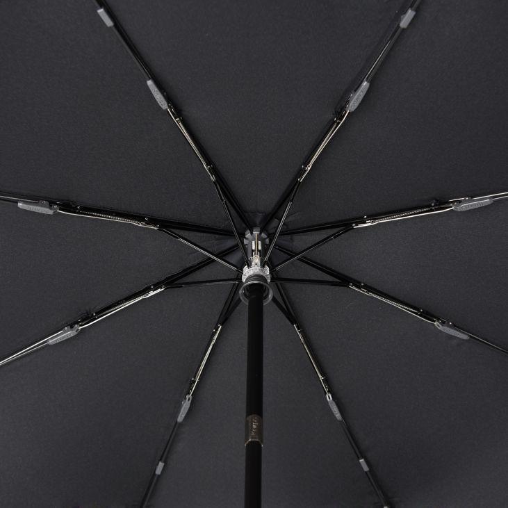 Knirps T.260 Windproof Paraply med automatisk åpning og lukking Svart-Paraplyer-BagBrokers