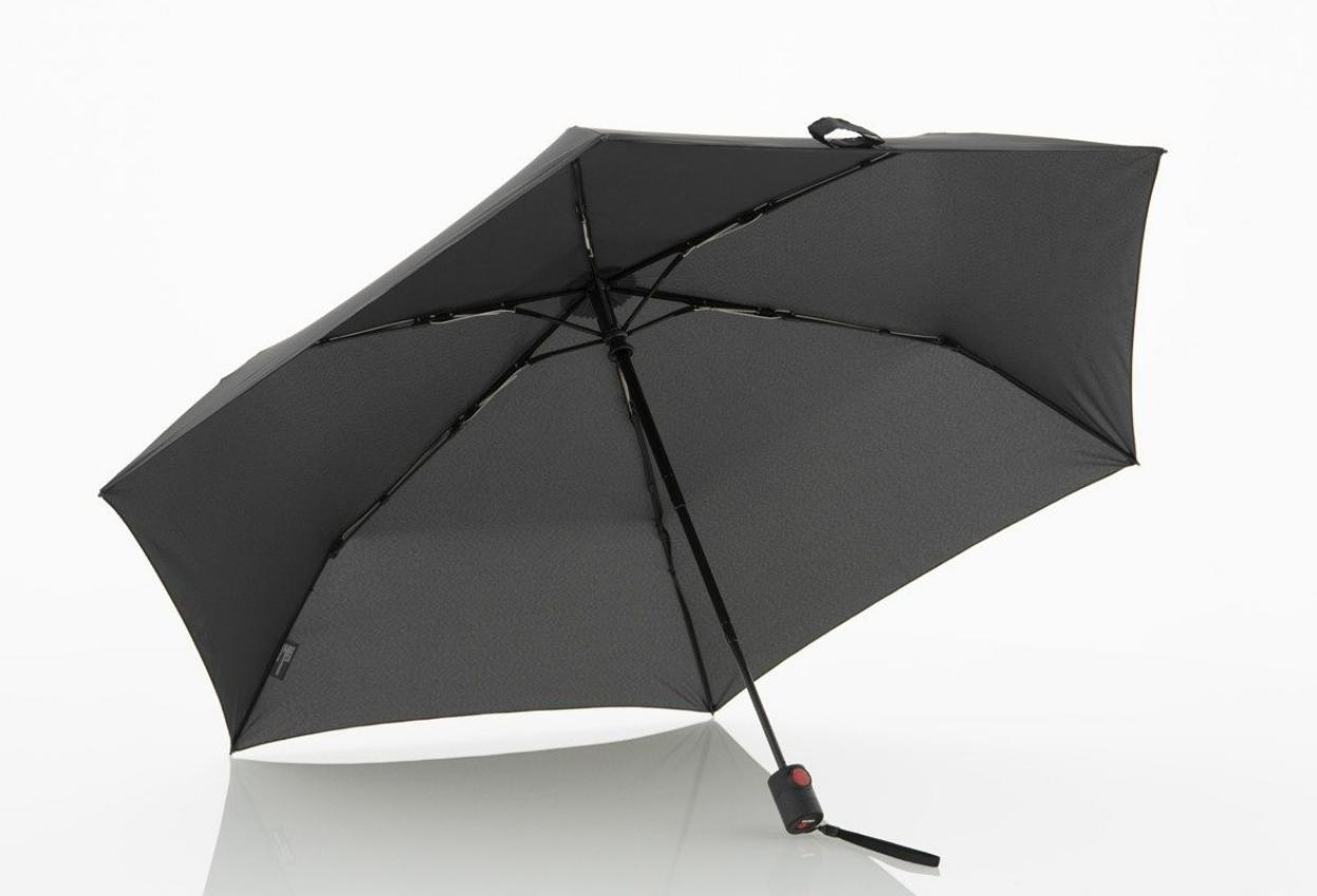Knirps U 200 Ultralett Automatisk åpning og lukking Svart-Paraplyer-BagBrokers