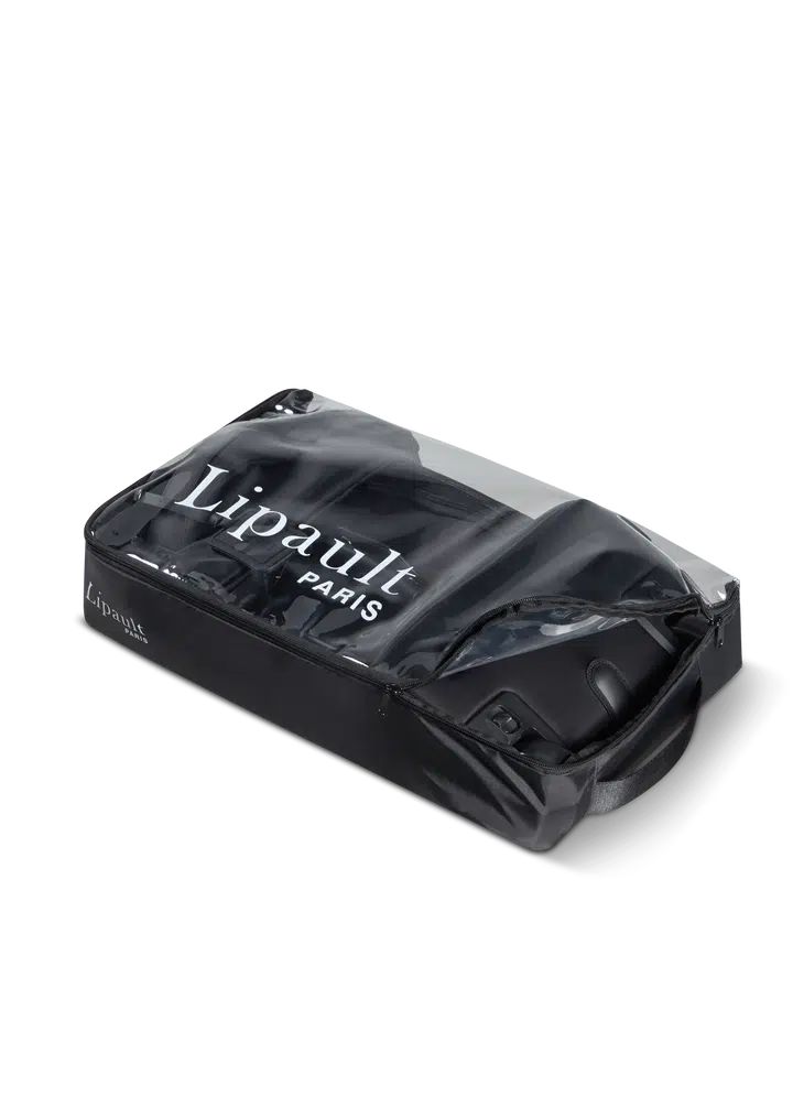 Lipault Foldable Plume Duffelbag med 2 hjul Black-Myke kofferter-BagBrokers