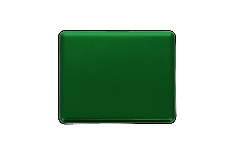 Ögon Designs BIG Stockholm Aluminium Wallet Green-Lommebok/ Kortholder-BagBrokers