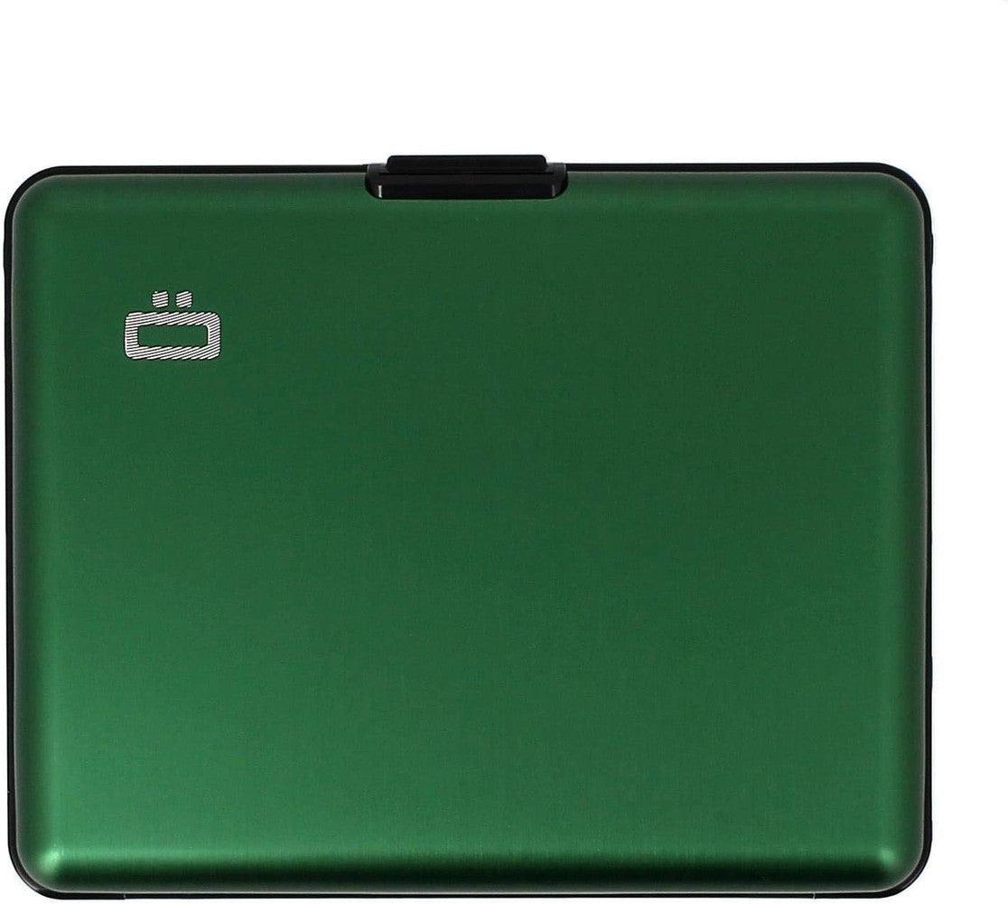 Ögon Designs BIG Stockholm Aluminium Wallet Green-Lommebok/ Kortholder-BagBrokers