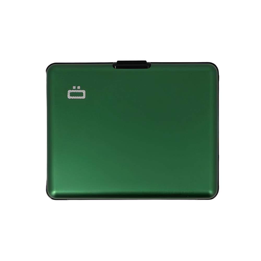 Ögon Designs BIG Stockholm Aluminium Wallet Green-Lommebok/ Kortholder-BagBrokers