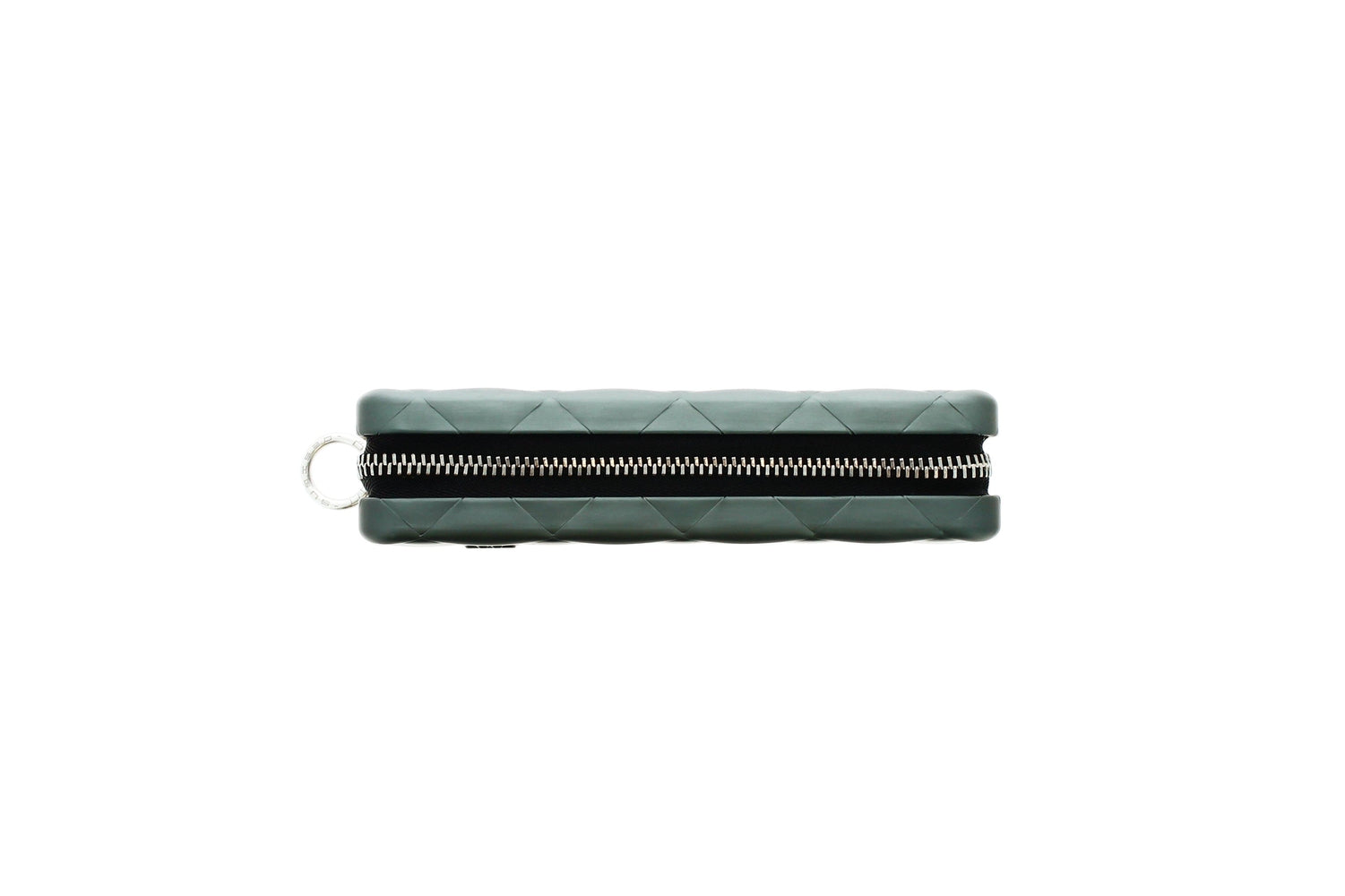 Ögon Designs - Quilted Aluminium zipper lommebok/mini clutch Platinium-Lommebok/ Kortholder-BagBrokers