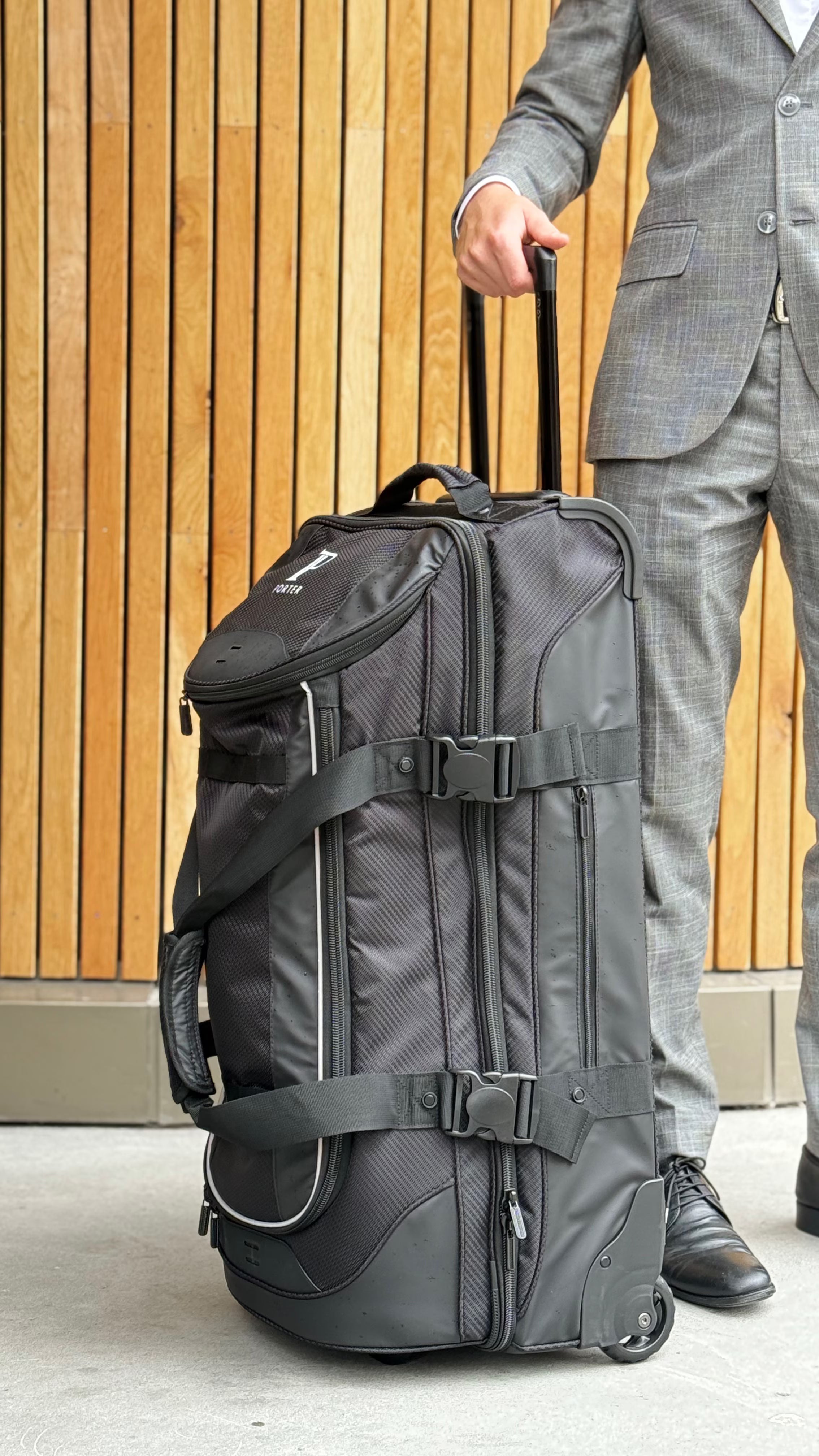 Porter Continental 110 liter Trillebag med 2 hjul Svart-Bagger-BagBrokers