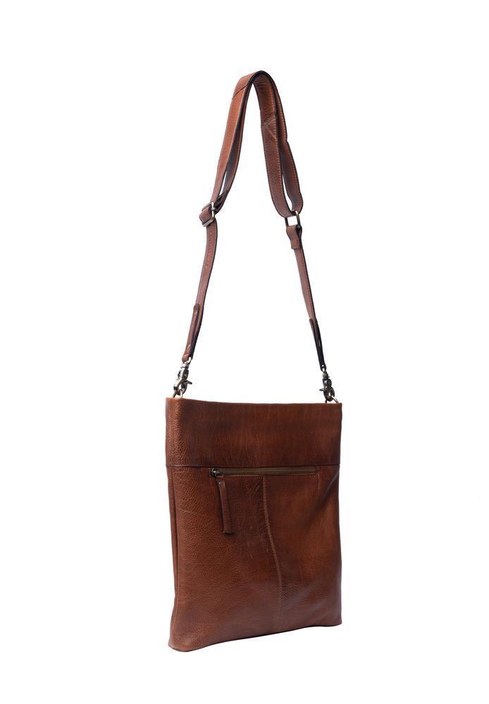 RE:DESIGNED EST 2003 Olea Big Crossover veske i skinn Walnut-Veske-BagBrokers