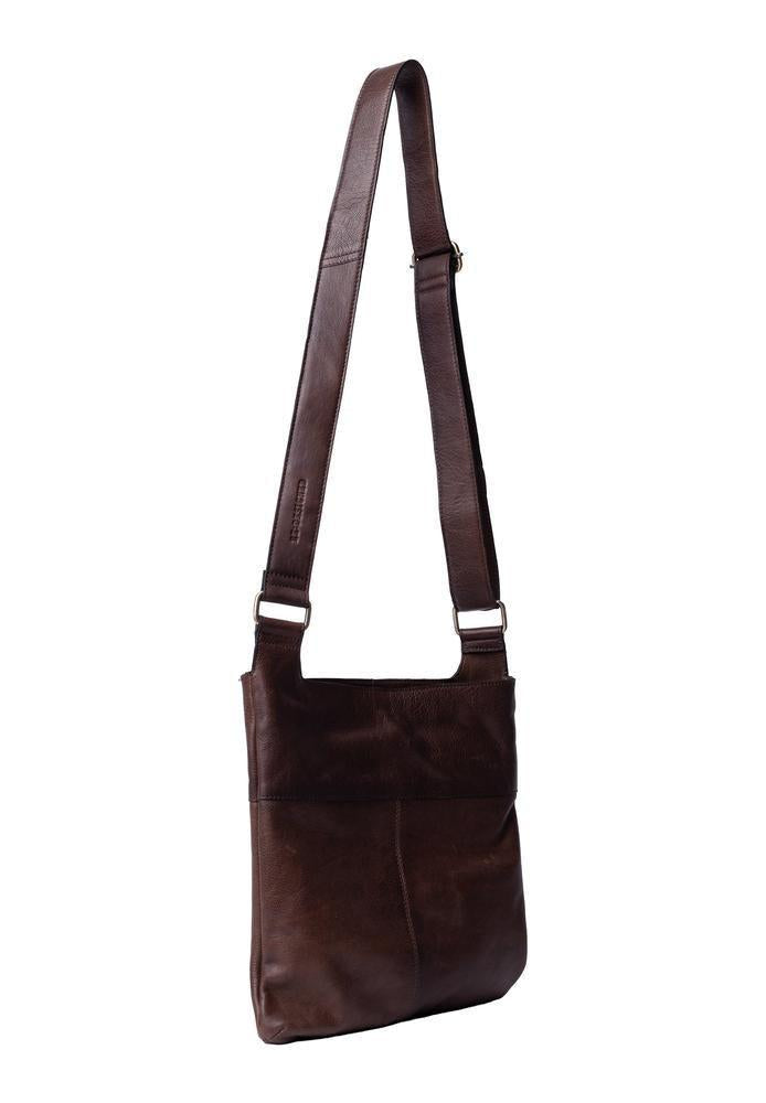 RE:DESIGNED EST 2003 Sara Big Crossover veske i skinn Woodsmoke-Veske-BagBrokers