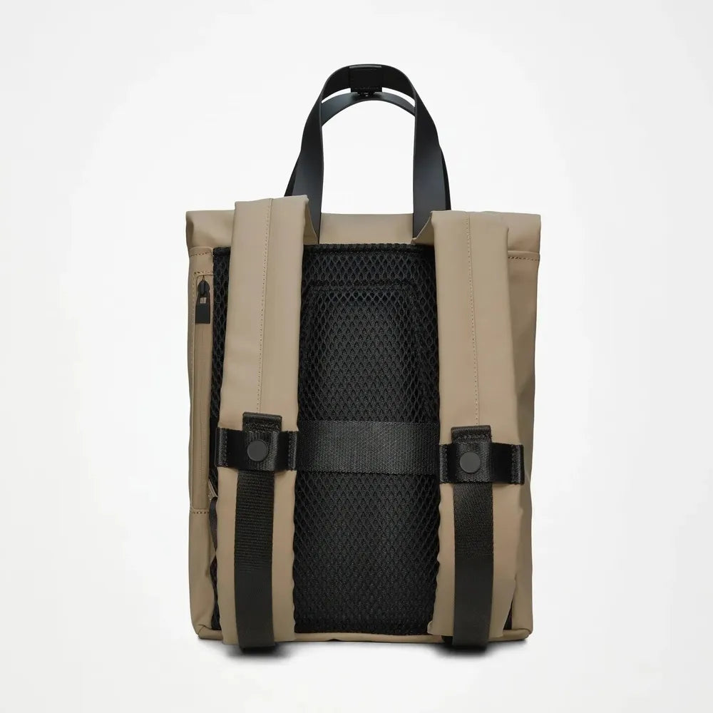 Rains 2 Way Tote Backpack Mini W3 Beige-Sekk-BagBrokers