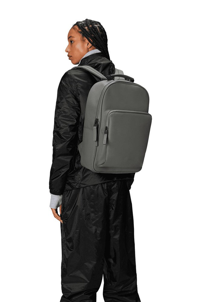 Rains BOOK Daypack Large W3 Grey-Ryggsekker-BagBrokers