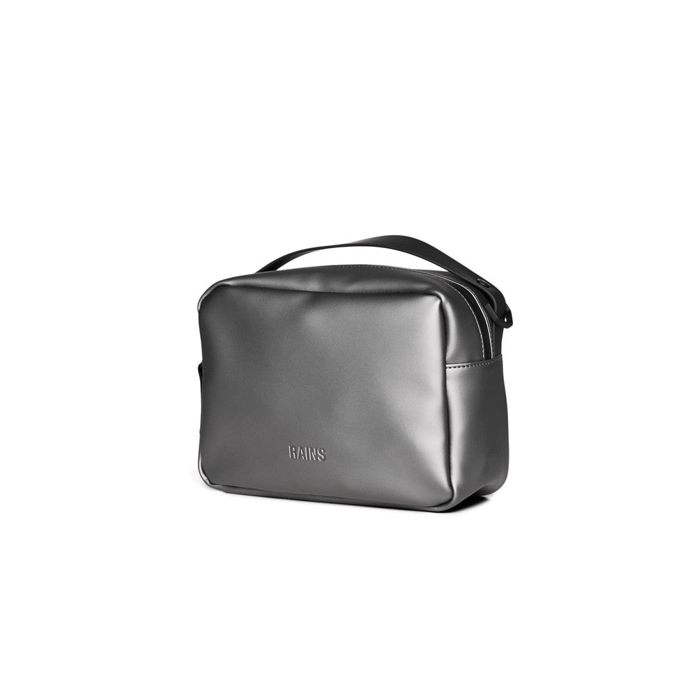 Rains Box Bag W3 Metallic Grey-reiseveske-BagBrokers