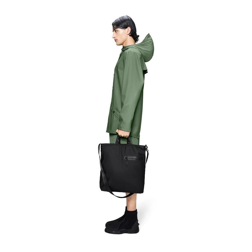 Rains Dash Tote Bag Black-Veske-BagBrokers
