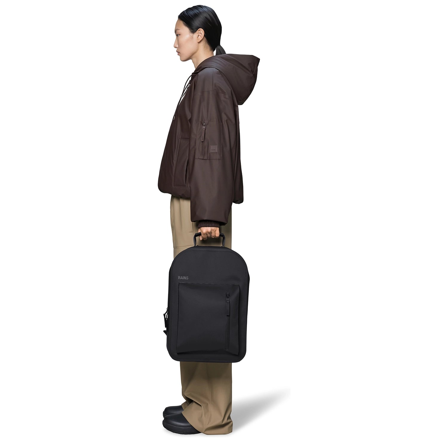 Rains Deepwater Day Backpack Black-Ryggsekker-BagBrokers