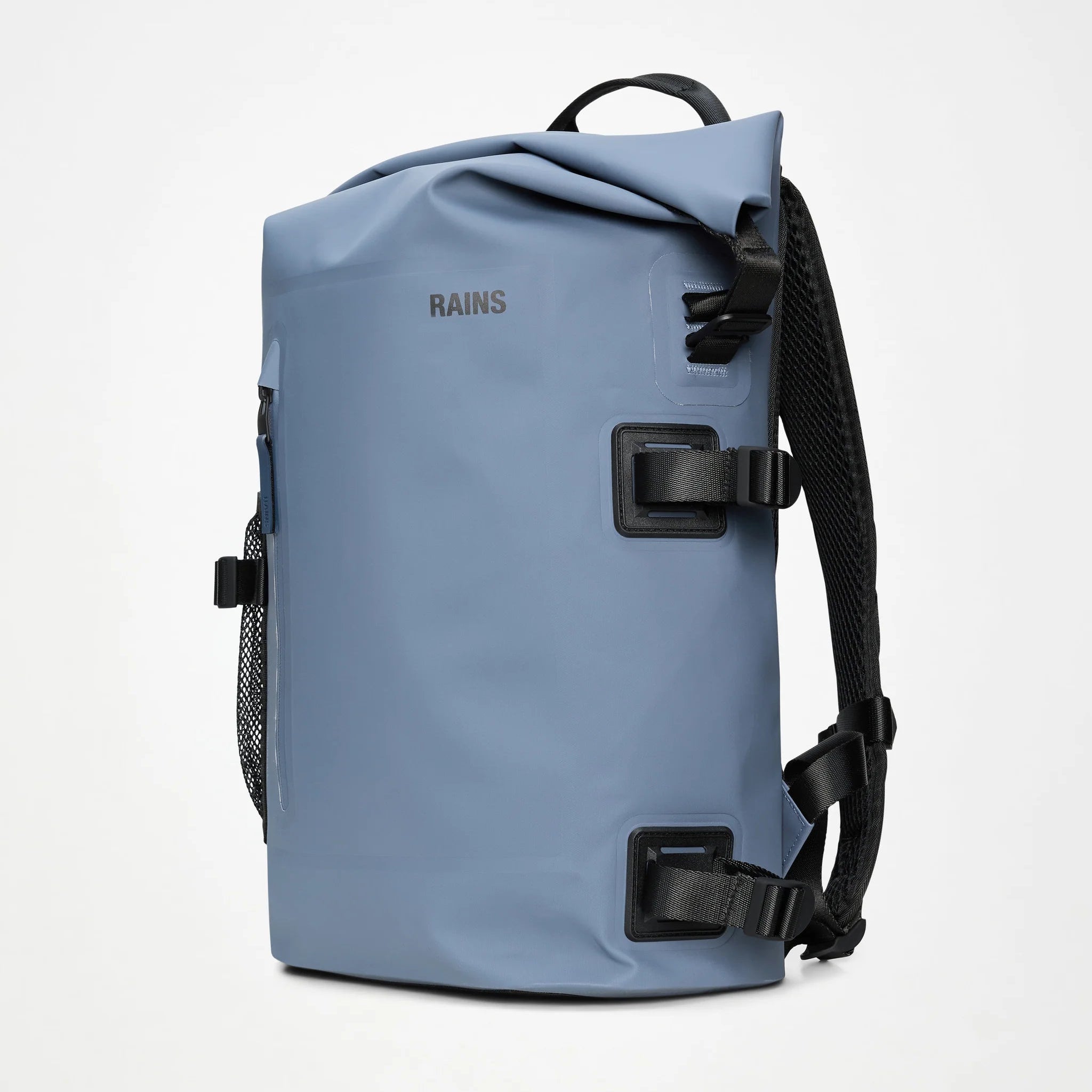 Rains Deepwater Rolltop Rucksack Large Blue Dusk-Ryggsekker-BagBrokers