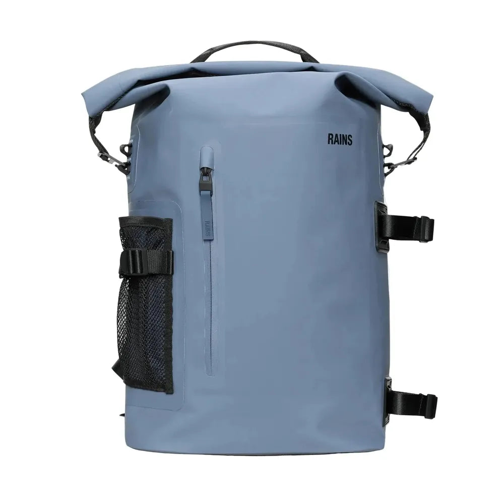 Rains Deepwater Rolltop Rucksack Large Blue Dusk-Ryggsekker-BagBrokers