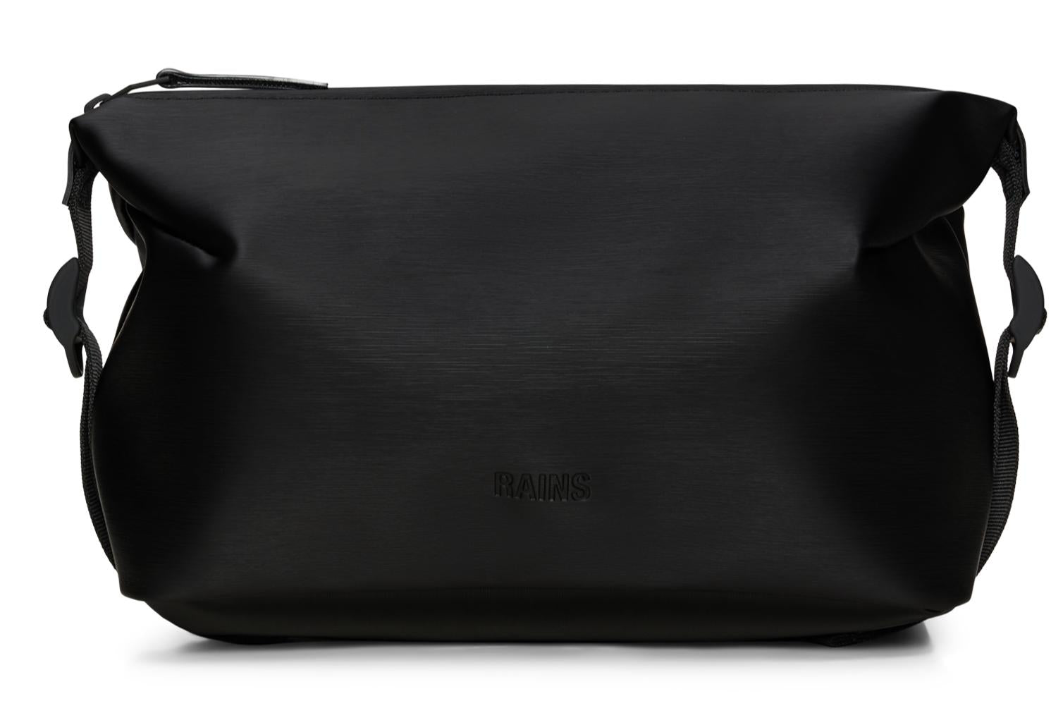 Rains Hilo Wash Bag W3 Toalettmappe Black Grain-Toalettmappe-BagBrokers