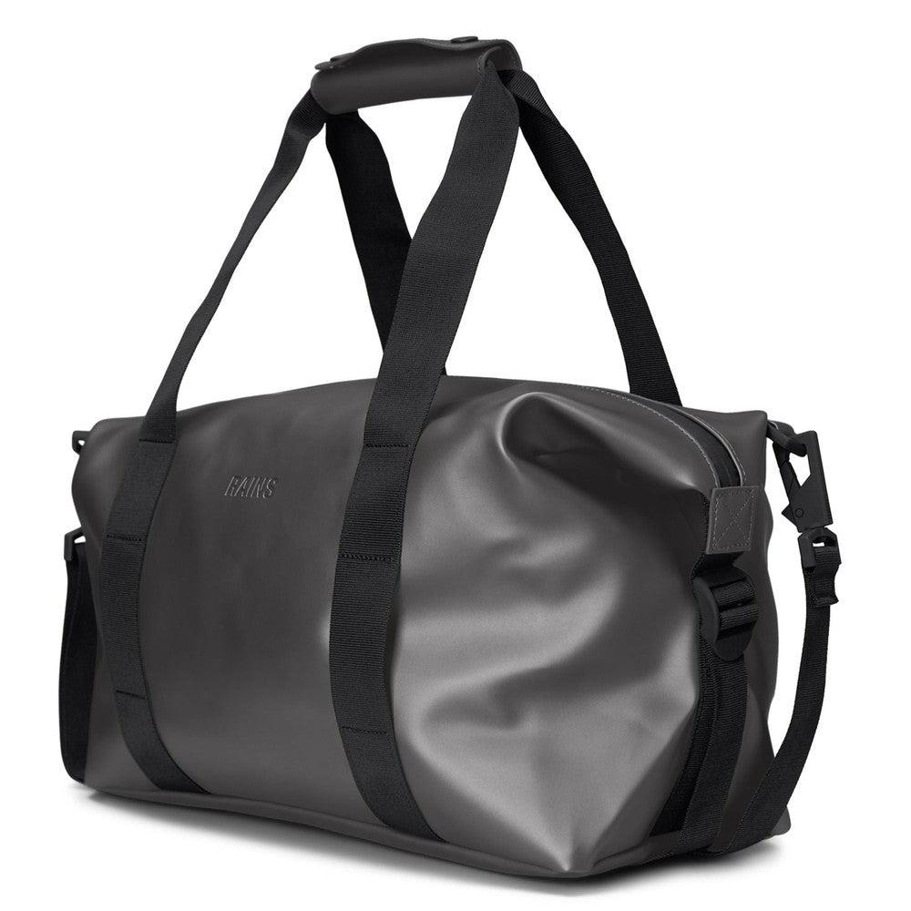 Rains Hilo Weekend Bag W3 Small 18 liter Metallic Grey-Bagger-BagBrokers
