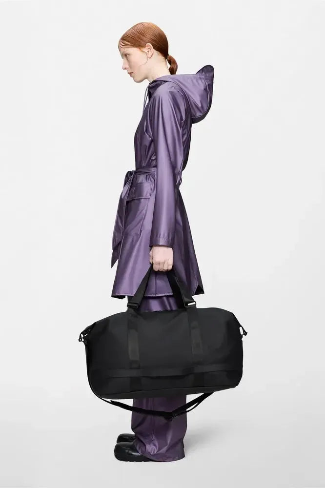 Rains OTG Weekend Bag Black-Bagger-BagBrokers