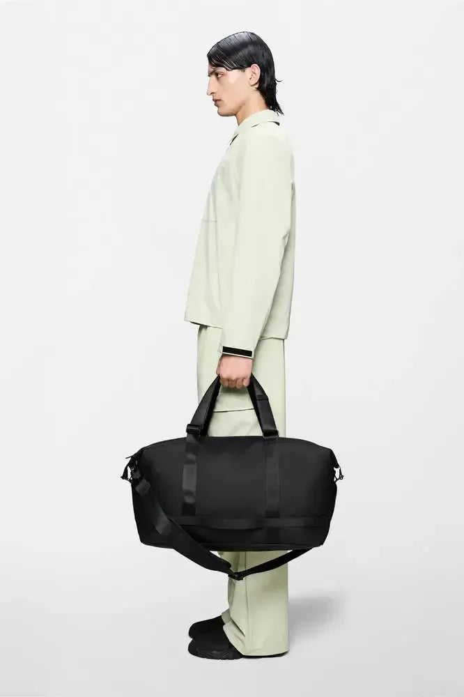 Rains OTG Weekend Bag Black-Bagger-BagBrokers