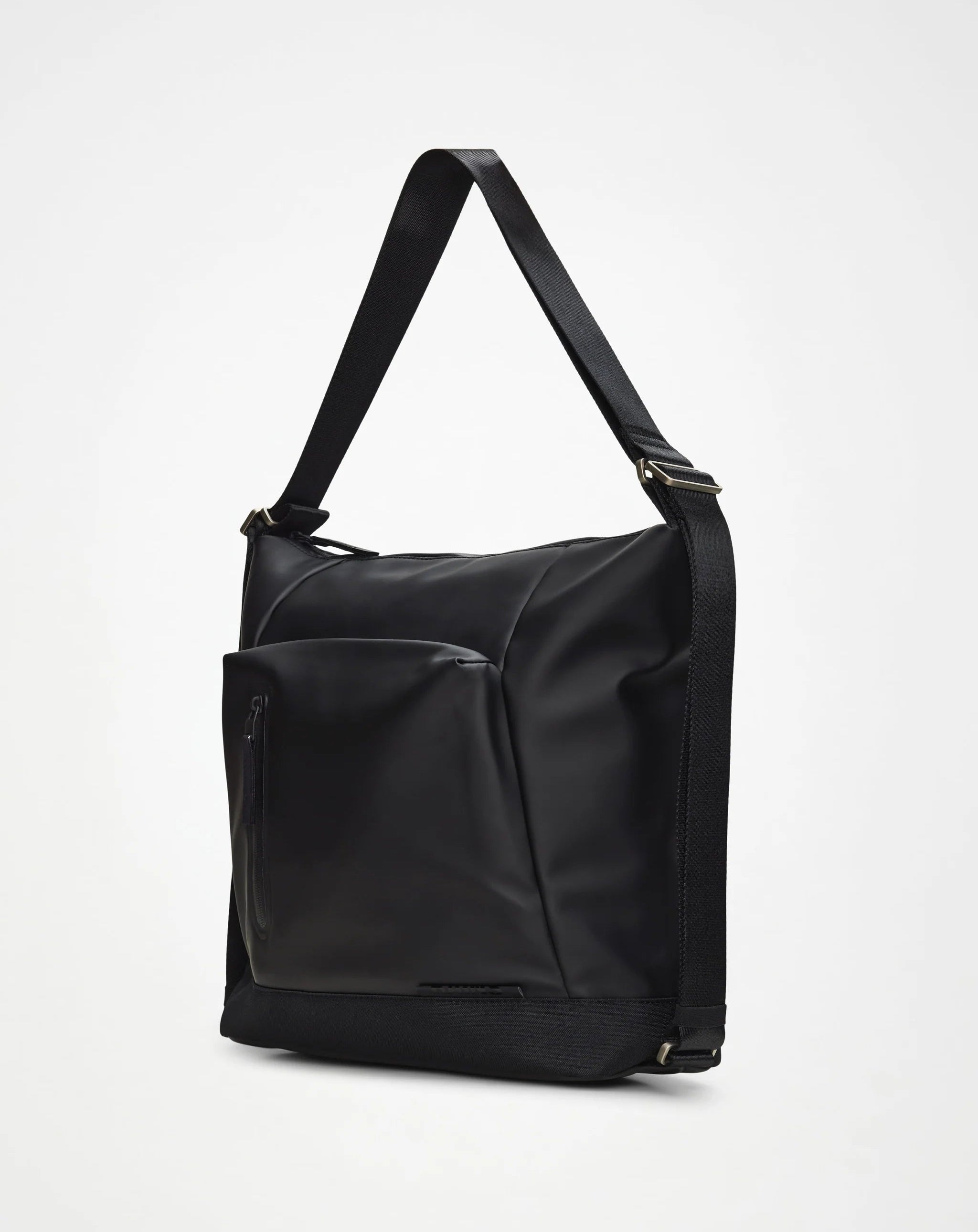 Rains Otaru Hobo Backpack Black-sekk-BagBrokers