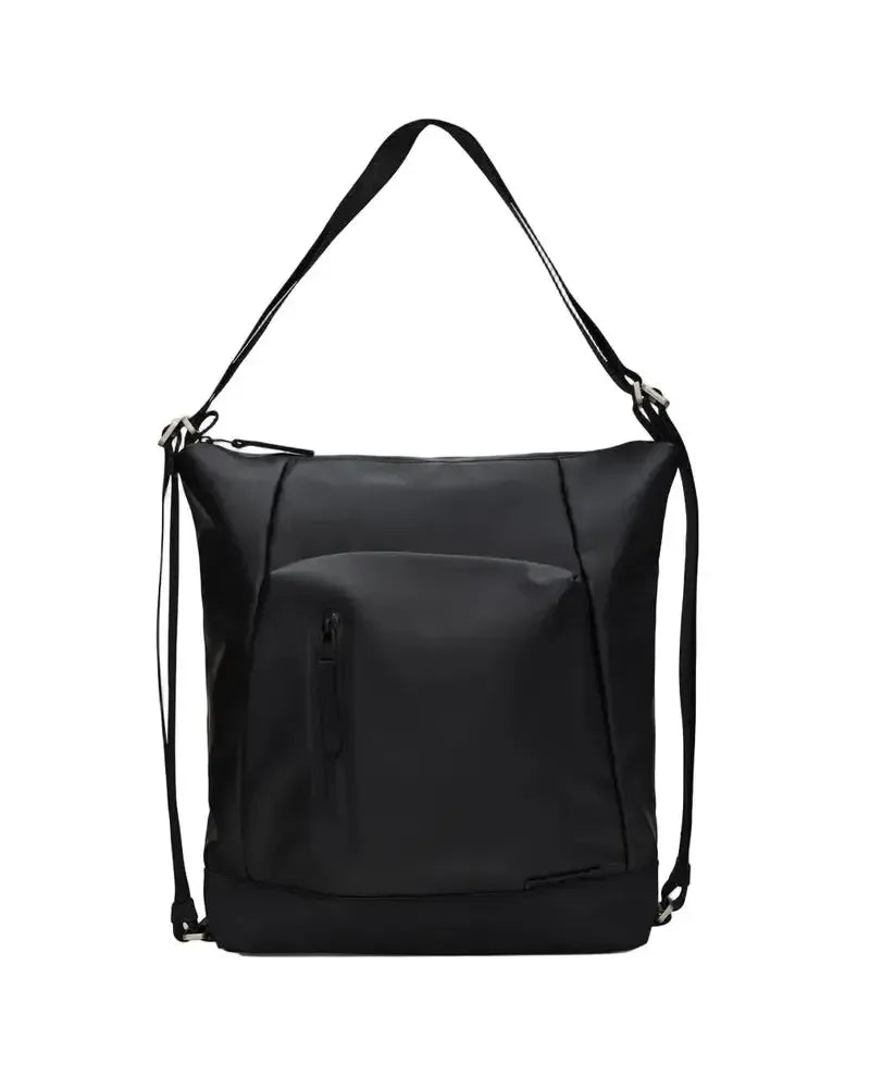 Rains Otaru Hobo Backpack Black-sekk-BagBrokers