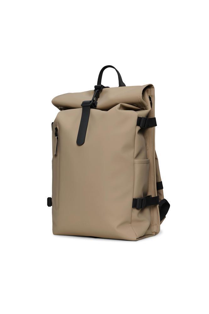 Rains ROLLTOP RUCKSACK Large W3 Beige-Ryggsekker-BagBrokers