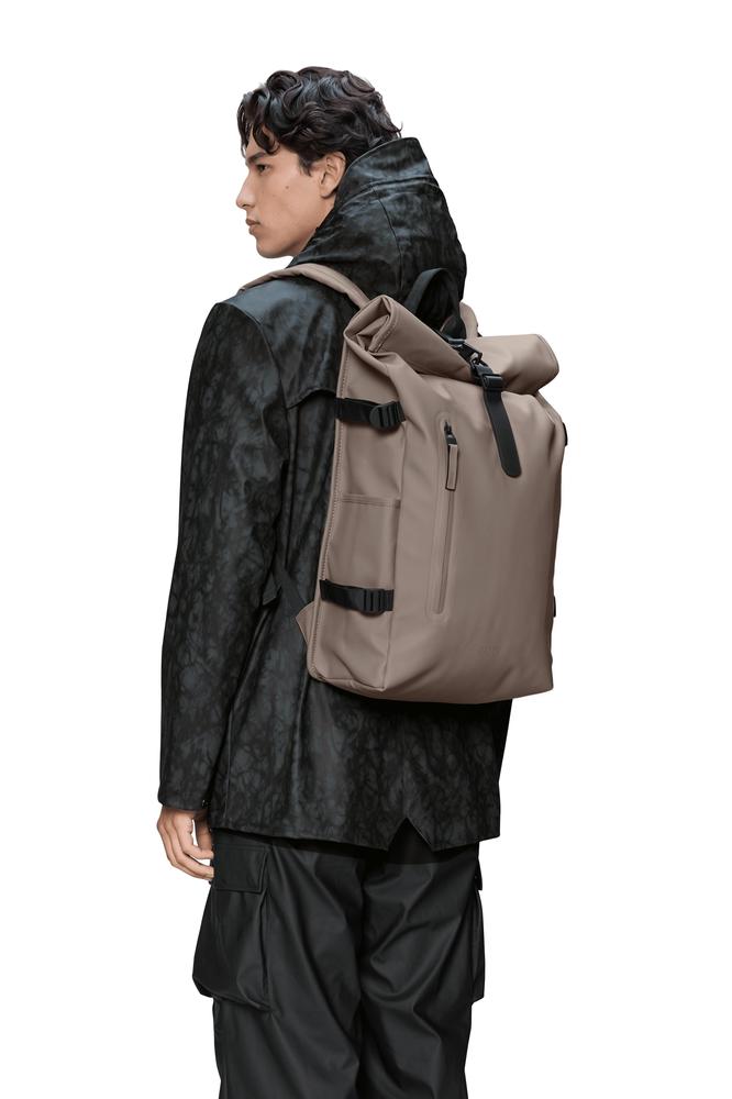 Rains ROLLTOP RUCKSACK Large W3 Cinder-Ryggsekker-BagBrokers