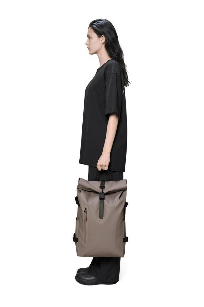 Rains ROLLTOP RUCKSACK Large W3 Cinder-Ryggsekker-BagBrokers