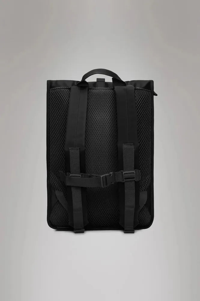 Rains ROLLTOP RUCKSACK W3 Black Grain-Ryggsekker-BagBrokers