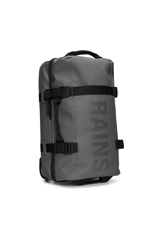 Rains Texel Cabin Bag W3 Trolley 40 liter Grey-Bagger-BagBrokers