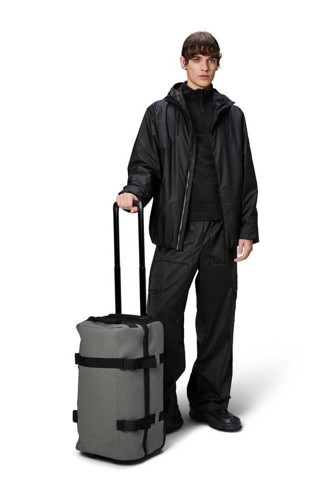 Rains Texel Cabin Bag W3 Trolley 40 liter Grey-Bagger-BagBrokers