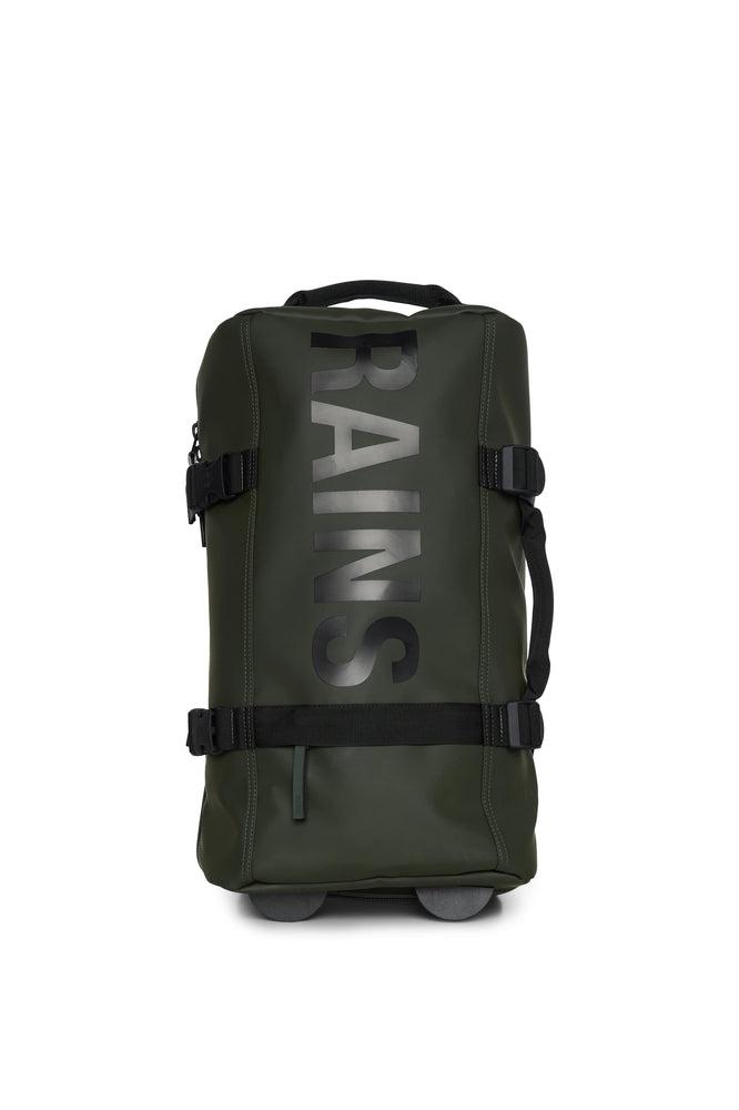 Rains Travel Bag Small Trolley, 40 liter Grønn-Bagger-BagBrokers