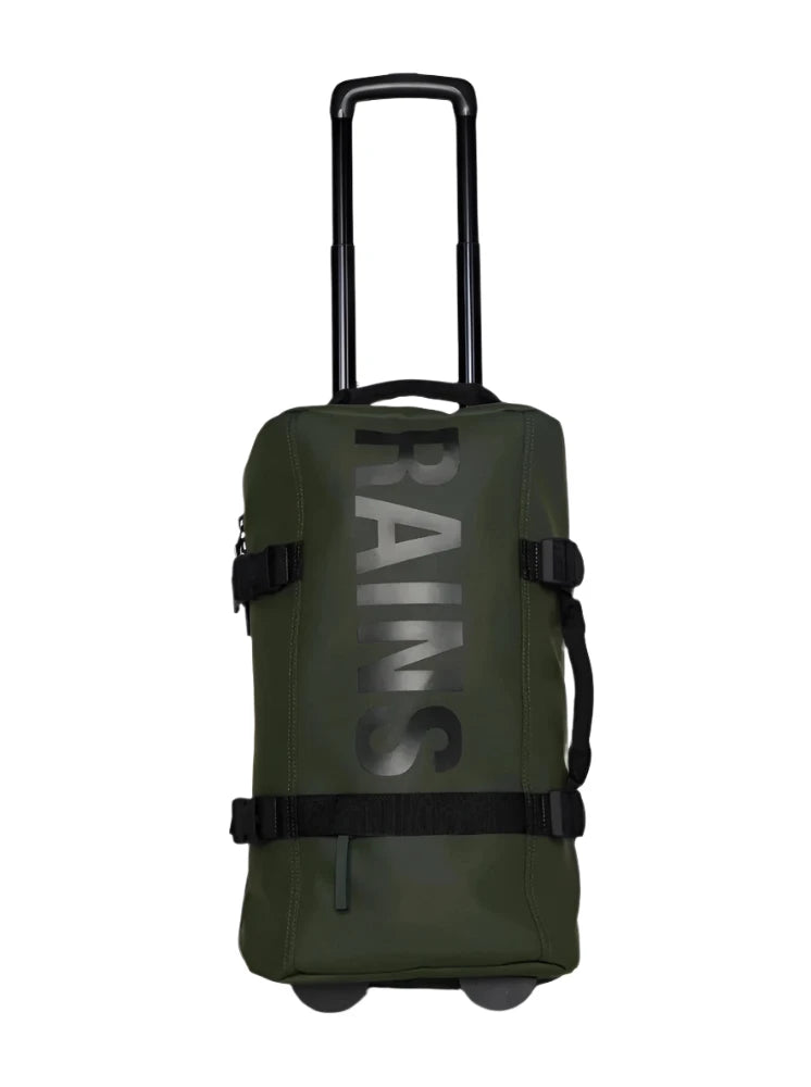 Rains Travel Bag Small Trolley, 40 liter Grønn-Bagger-BagBrokers