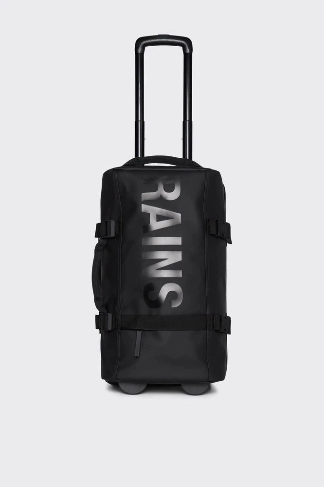 Rains Travel Bag Small Trolley, 40 liter Svart-Bagger-BagBrokers