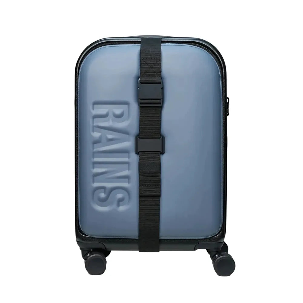 Rains Texel Cabin Trolley W3 med Pc-lomme og 4 hjul 45 liter Blue Dusk-Harde kofferter-BagBrokers