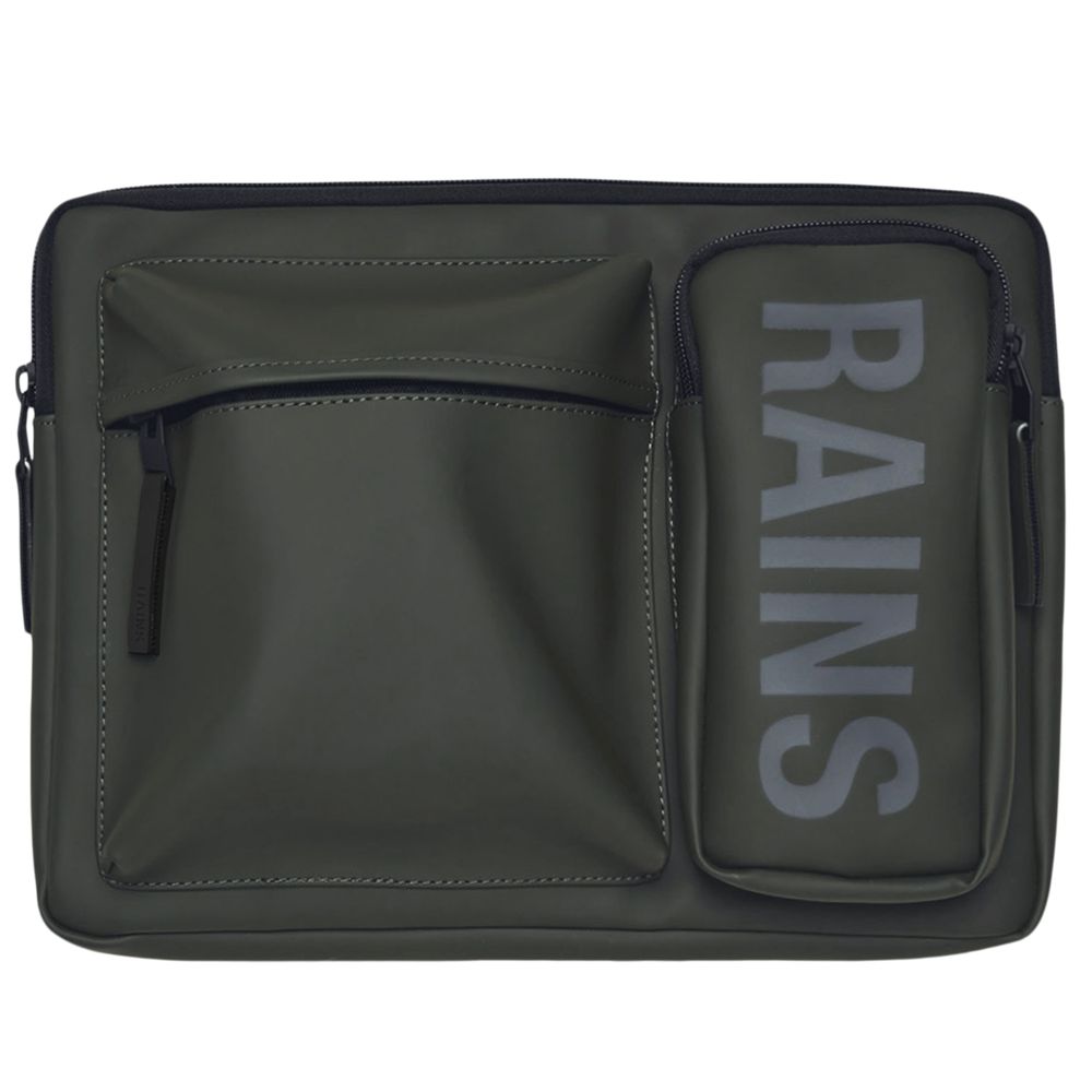 Rains Texel Laptop Case 15"/16" W1 Green-Pc veske-BagBrokers