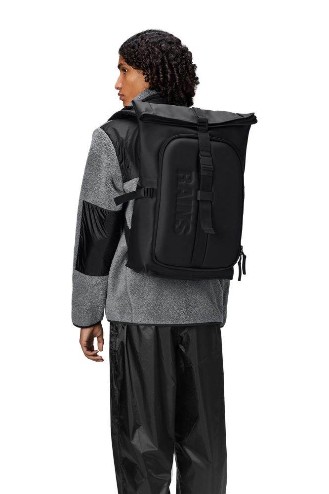 Rains Texel Moulded Backpack W3 Black-sekk-BagBrokers