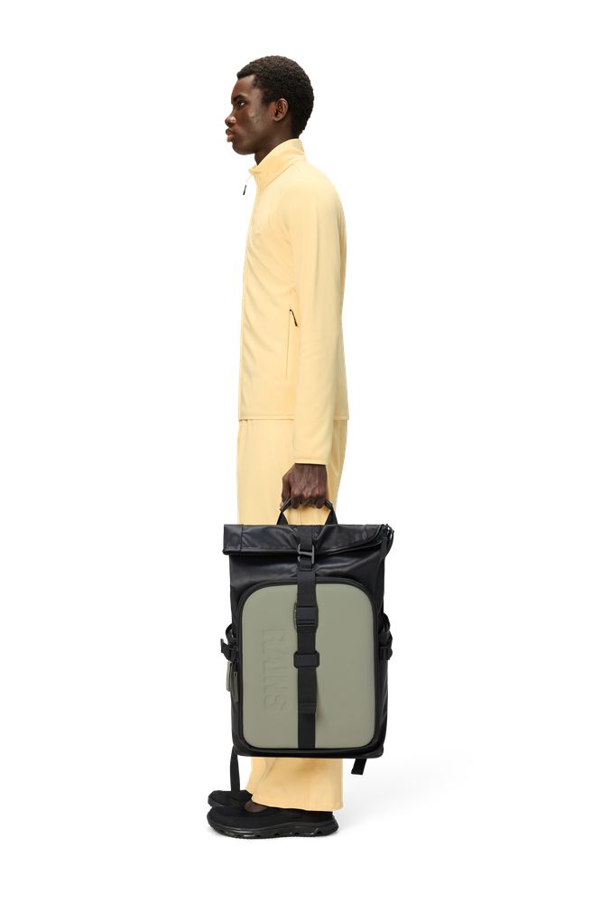 Rains Texel Moulded Backpack W3 Black Grain-sekk-BagBrokers