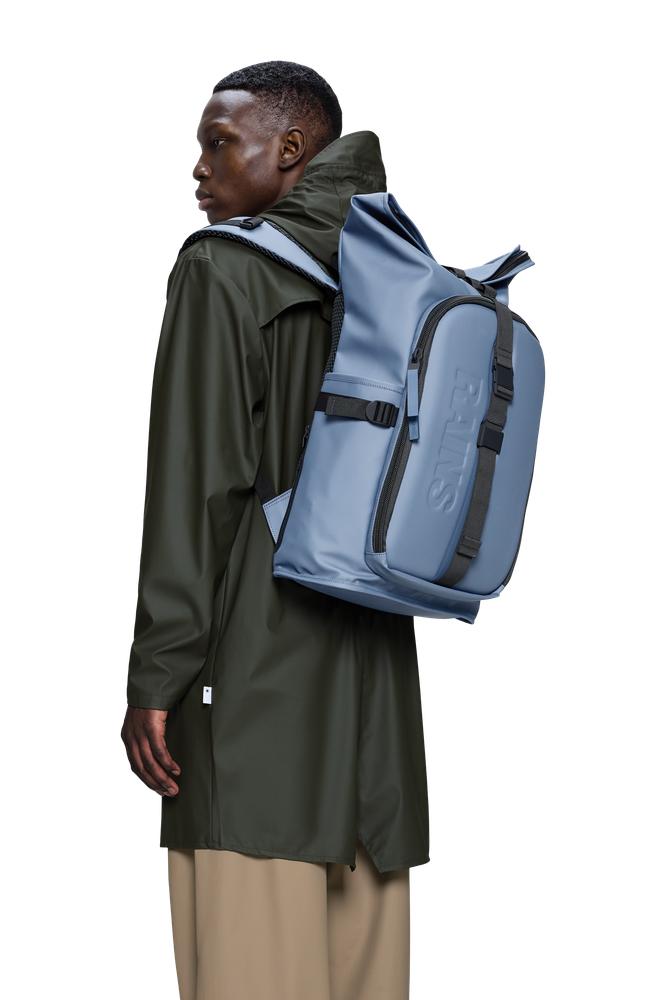 Rains Texel Moulded Backpack W3 Blue Dusk-sekk-BagBrokers