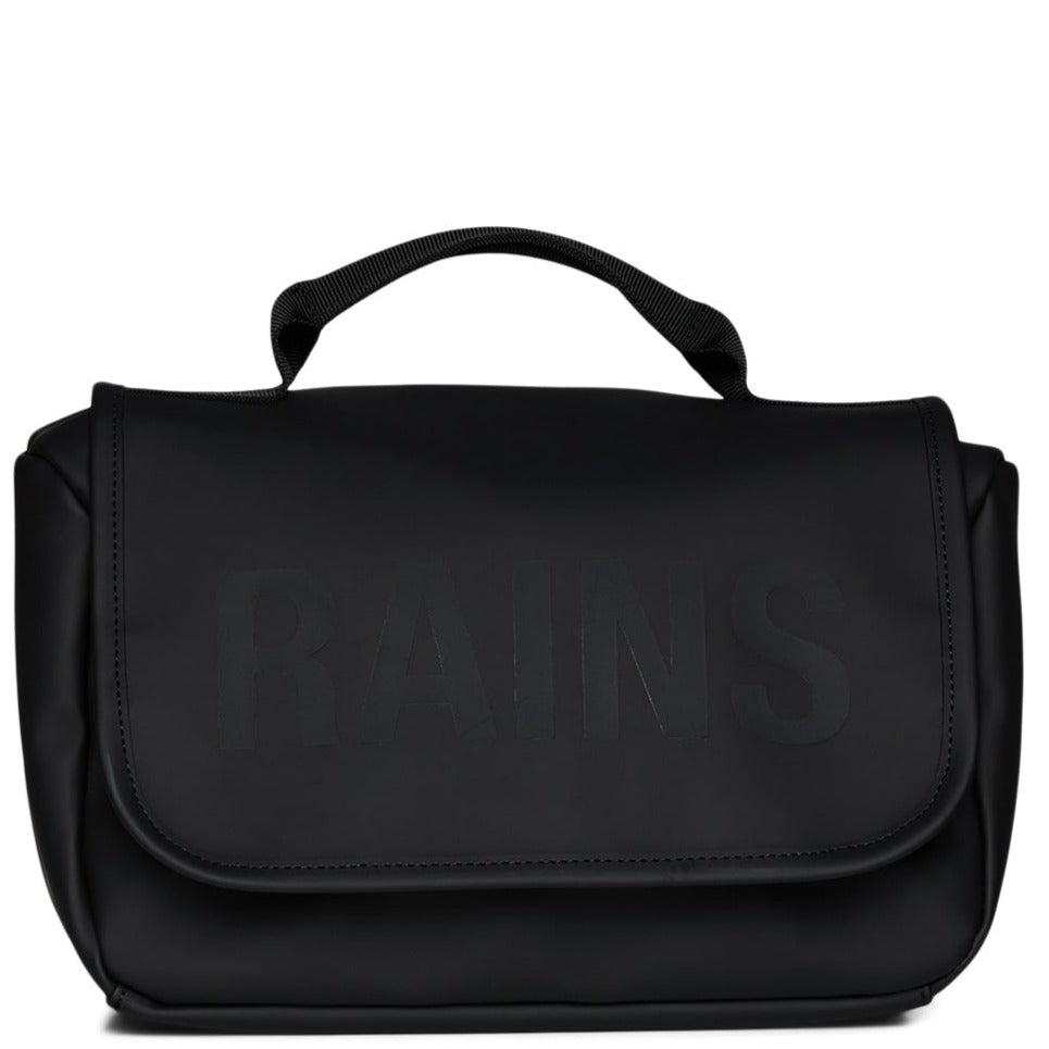 Rains Texel Wash Bag W3 Henge toalettmappe Black-Toalettmappe-BagBrokers
