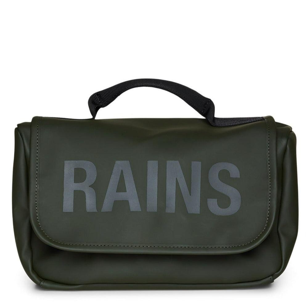 Rains Texel Wash Bag W3 Henge toalettmappe Green-Toalettmappe-BagBrokers