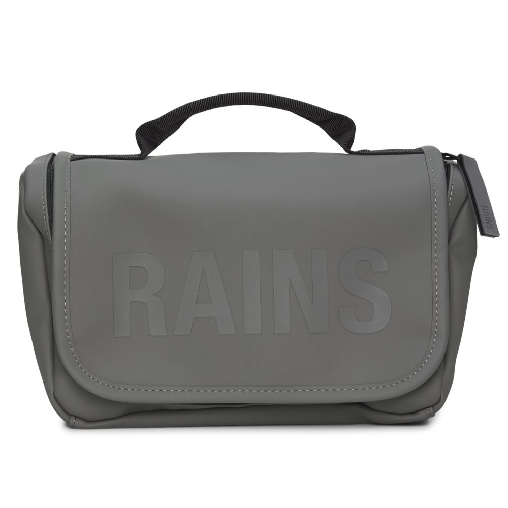 Rains Texel Wash Bag W3 Henge toalettmappe Grey-Toalettmappe-BagBrokers