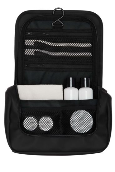 Rains Texel Wash Bag W3 Henge toalettmappe Grey-Toalettmappe-BagBrokers