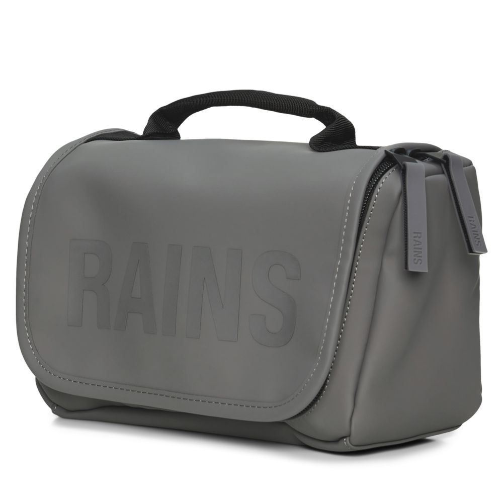 Rains Texel Wash Bag W3 Henge toalettmappe Grey-Toalettmappe-BagBrokers